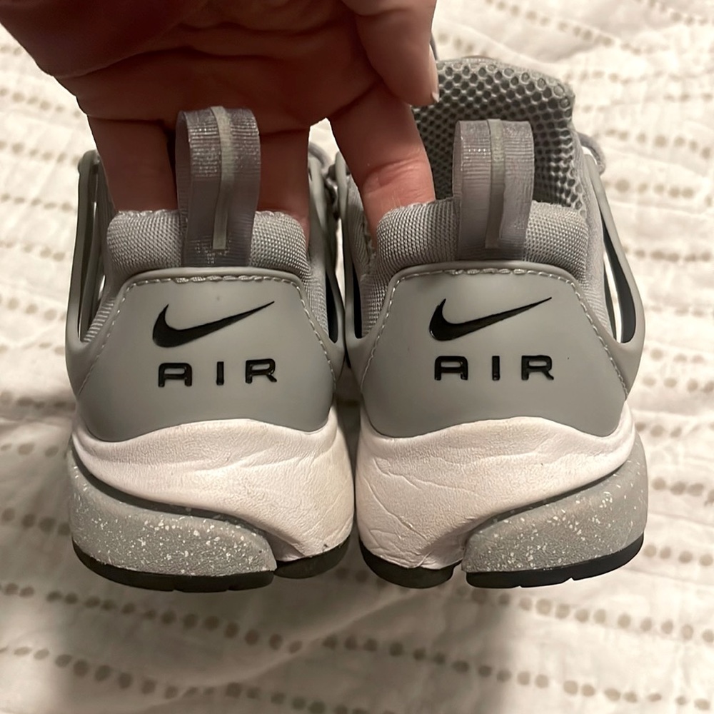 CUSTOM Gray Nike Air Sneakers 🤍